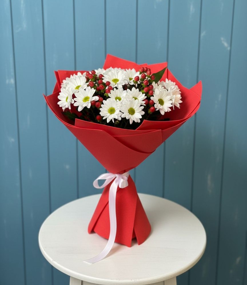 Букет цветов из: Хризантемы в Вадинске