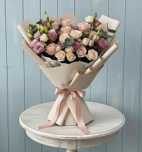 Букет цветов из:  Розы и Лизиантусы #REPLACE_PRED# Вадинске