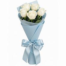 Букет 5 Белых роз Проуд #REPLACE_PRED# Вадинске