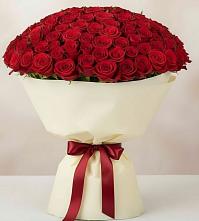 Букет 101 Красная роза Милано в Вадинске