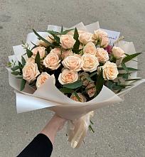 Букет Кремовые розы Латте в Вадинске