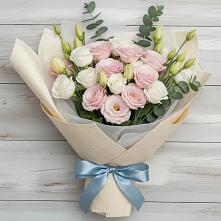 Букет цветов из:  Лизиантусы в Вадинске