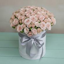 Цветочная композиция из Розы в шляпной коробке #REPLACE_PRED# Вадинске