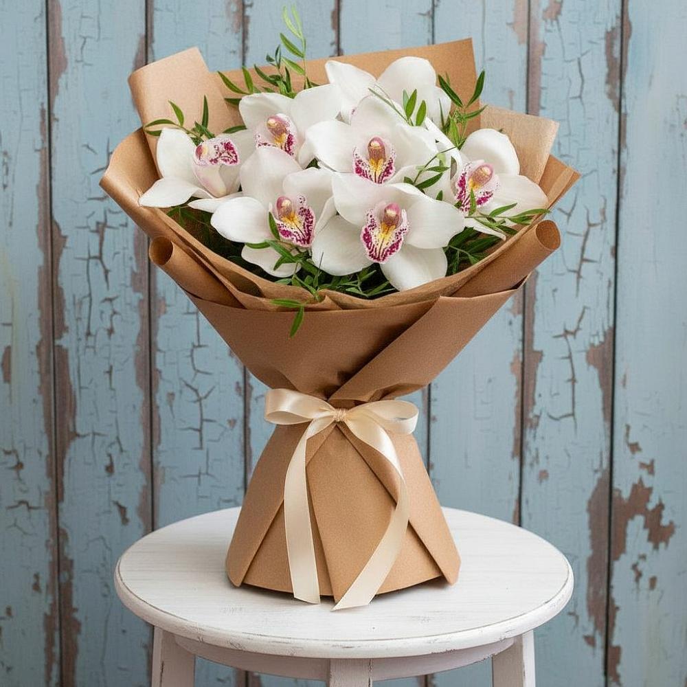 Букет цветов из: Орхидеи и Розы в Вадинске