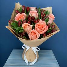 Букет цветов из:  Розы и Альстромерии в Вадинске
