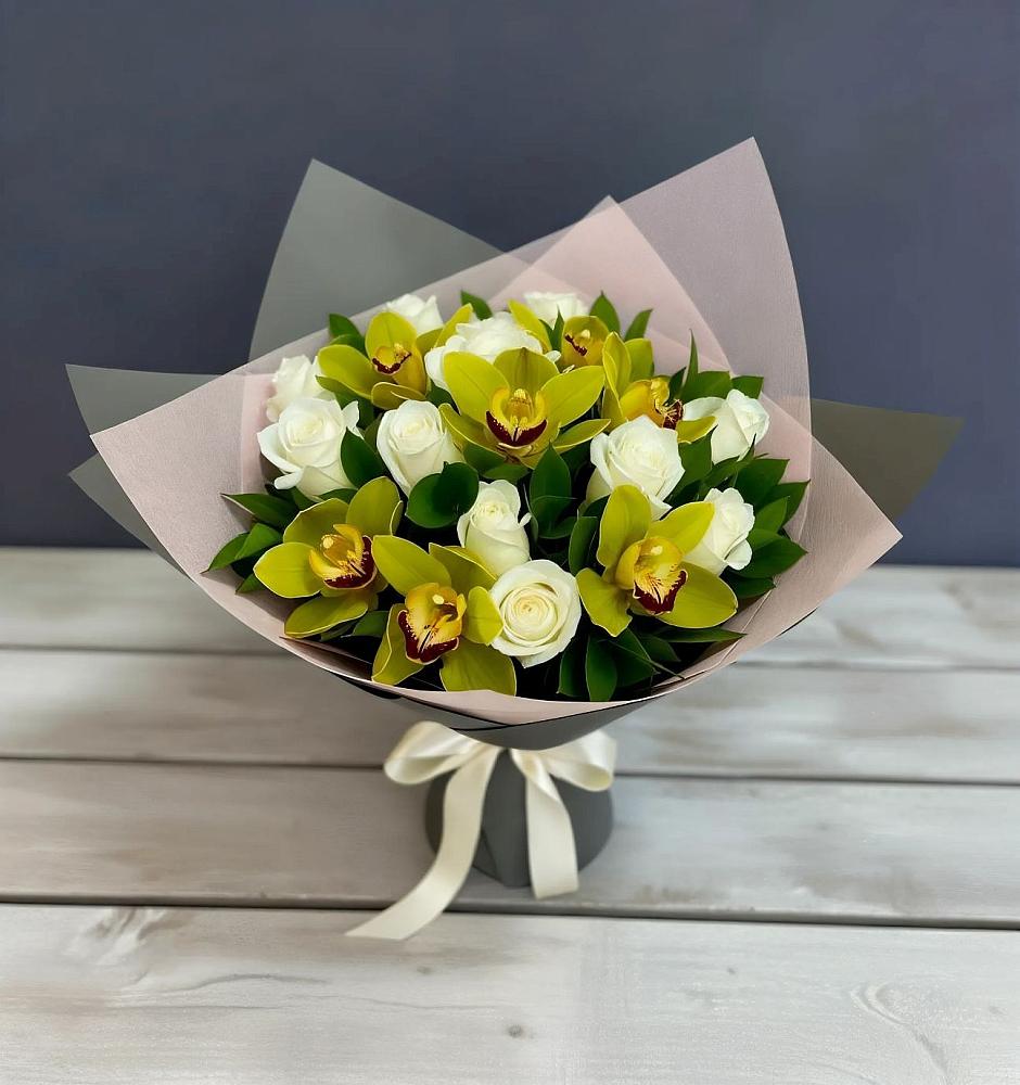 Букет цветов из: Орхидеи и Розы в Вадинске