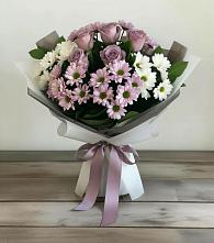 Букет цветов из:  Хризантемы и Розы в Вадинске